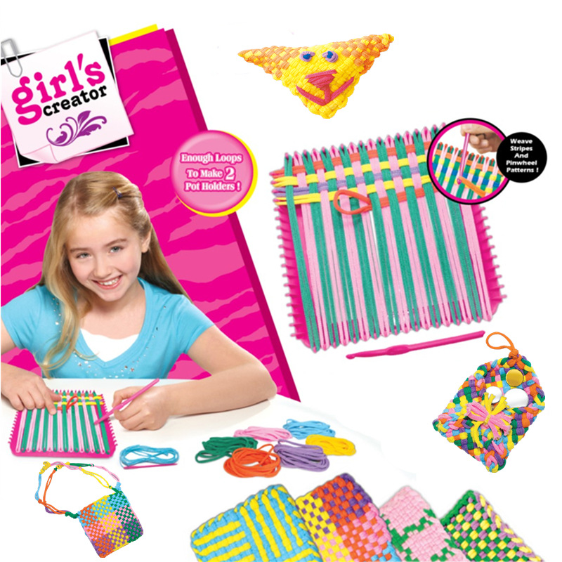 Potholder Loom Kit with Cotton Loops