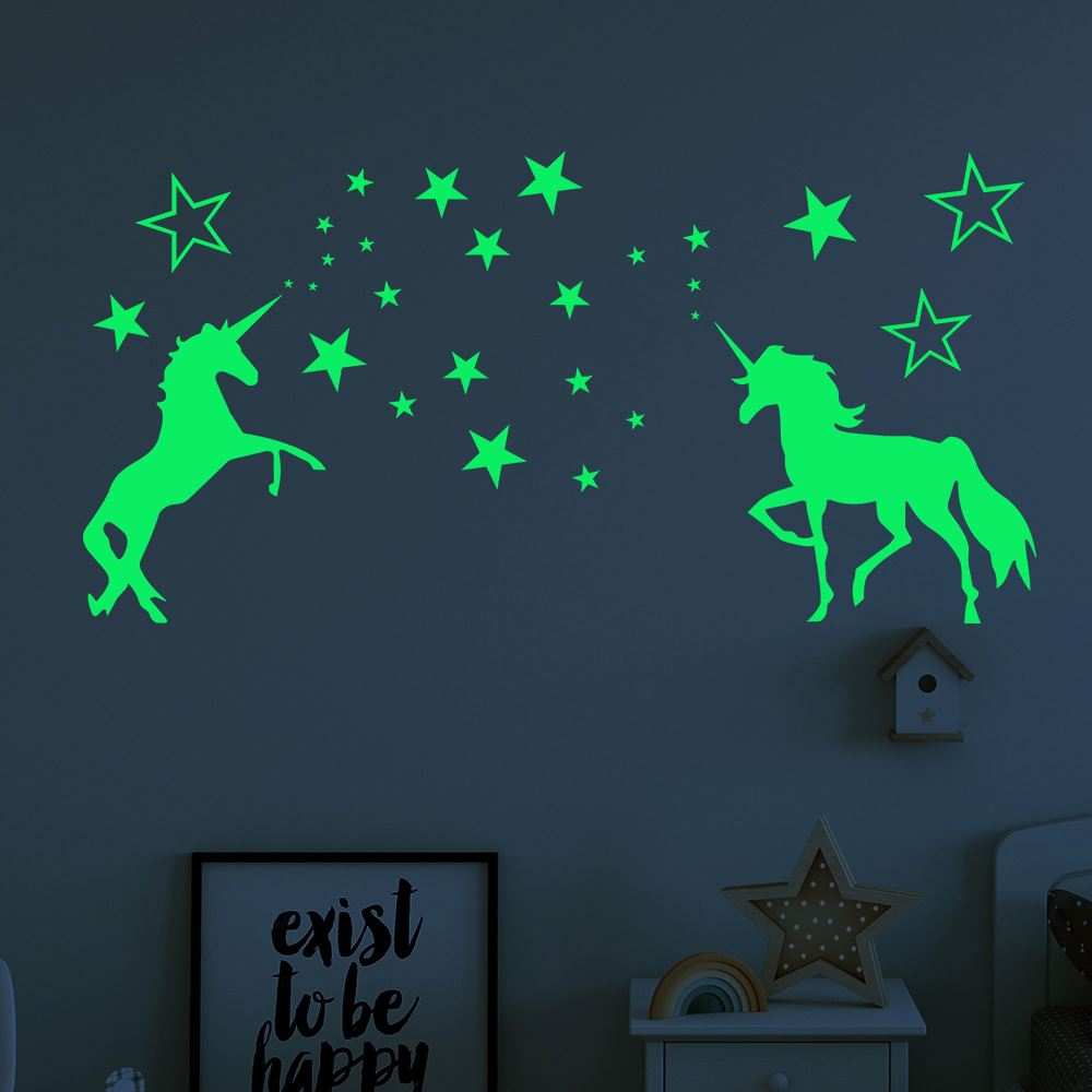 Night Glow Luminous Removable Stickers