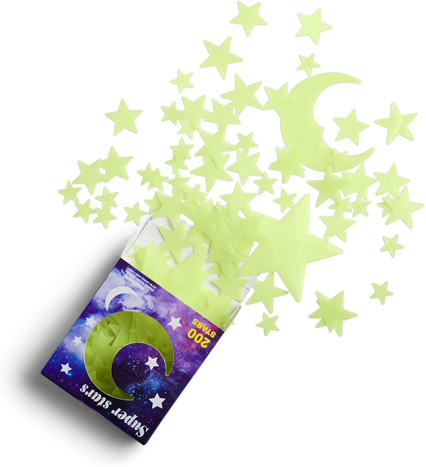 Stars and Moon Luminous Room Sticker