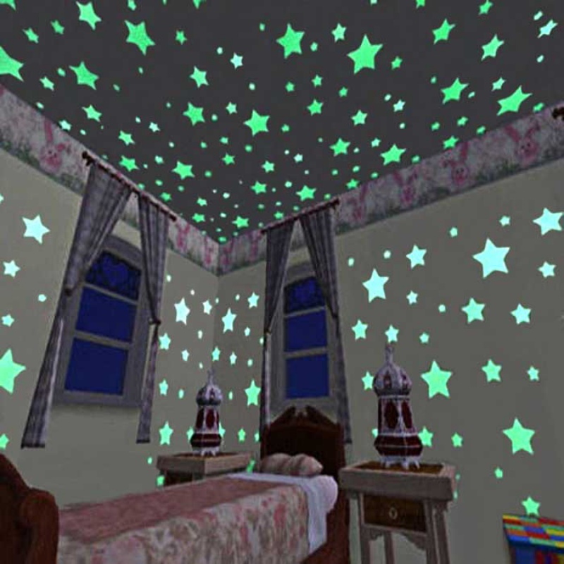 Stars and Moon Luminous Room Sticker