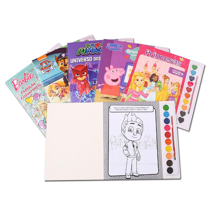 Water Paint Coloring Book