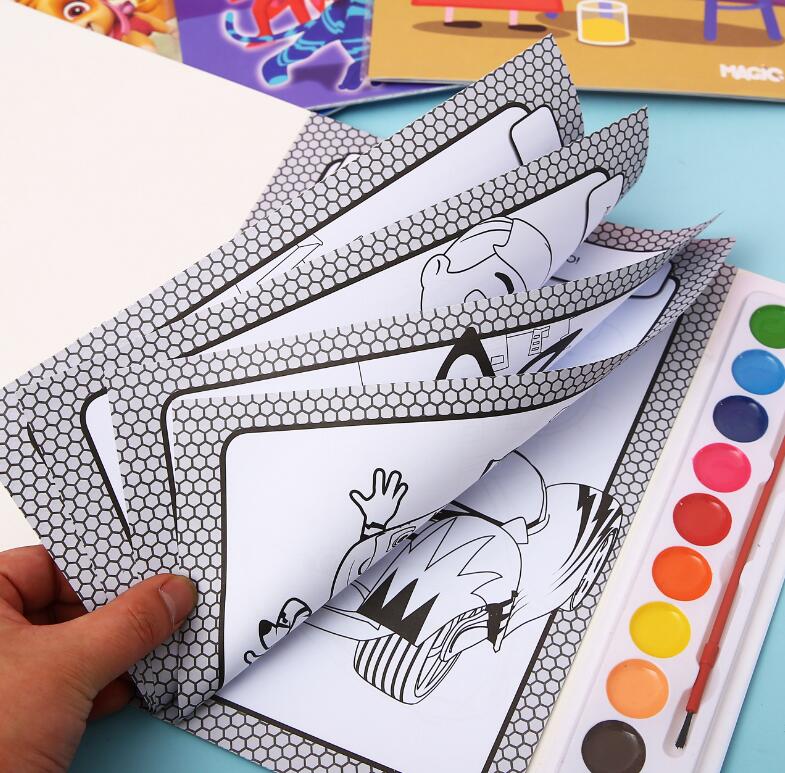 Water Paint Coloring Book