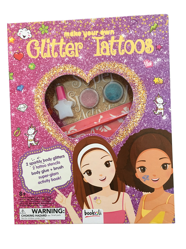 Make your own glitter Tattoos