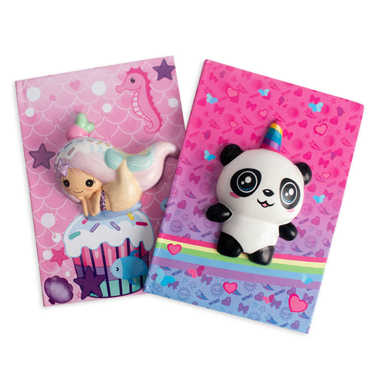 Cute Notebook, Squishy Animal Sticker notebook