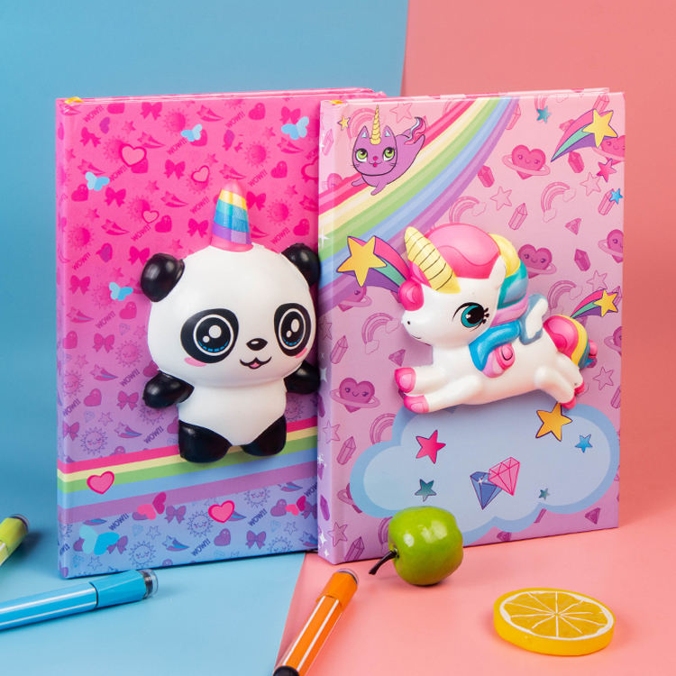 Cute Notebook, Squishy Animal Sticker notebook