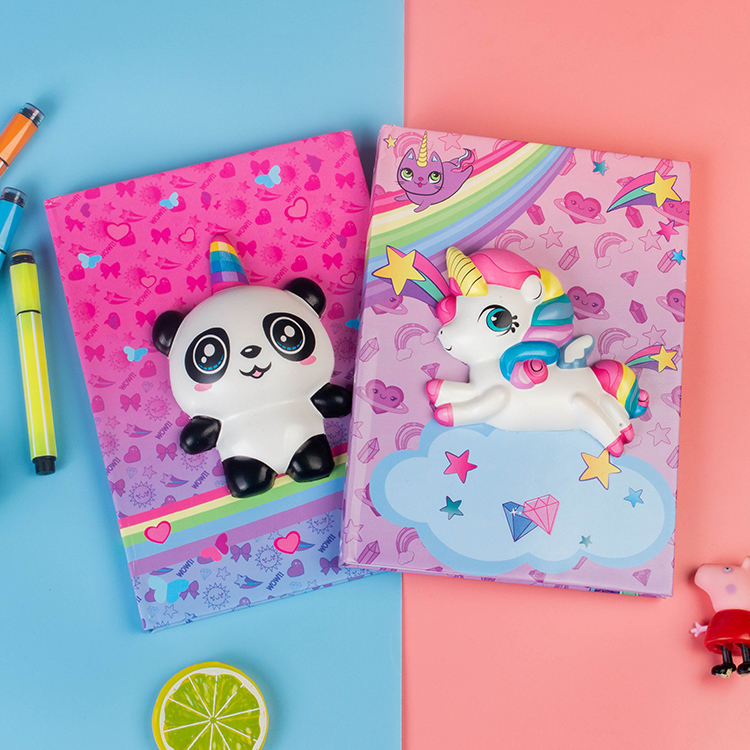 Cute Notebook, Squishy Animal Sticker notebook