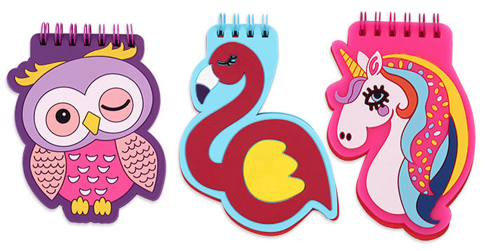 Novelty Animal Shaped Unicorn Notepads