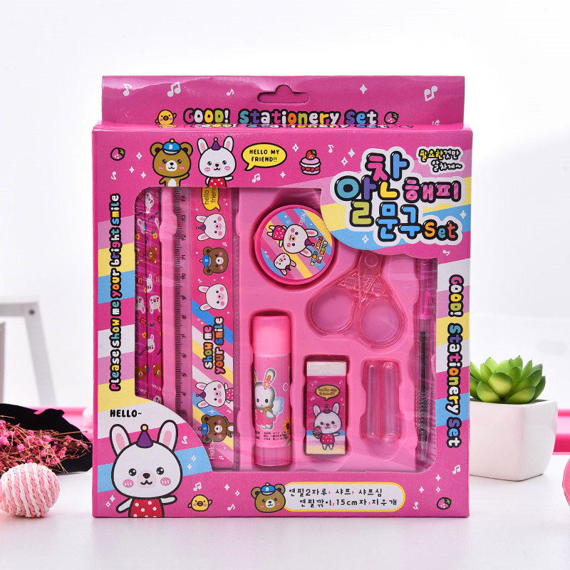 Cute Cartoon Stationery Set